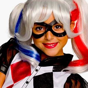 New DC Superhero Harley Quinn Child Wig